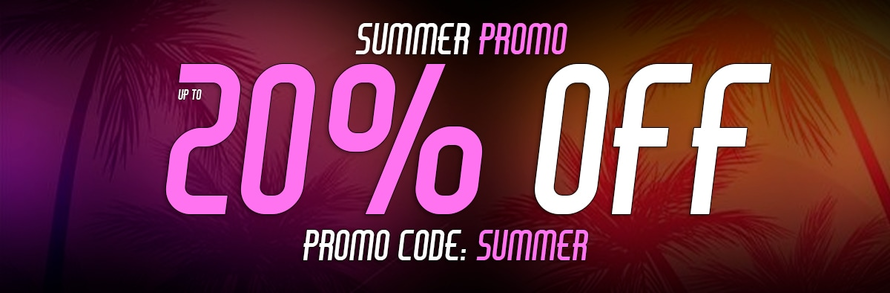 Enjoy up to 20% discount on all our products.